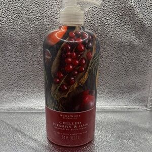 Homeworx Chilled Cherry & Oak Hydrating Body Wash - New sealed 34 ounces